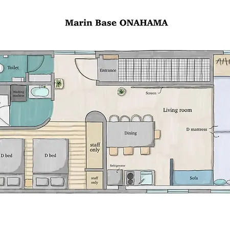 Marin Base Onahama Apartment Iwaki  Exterior photo