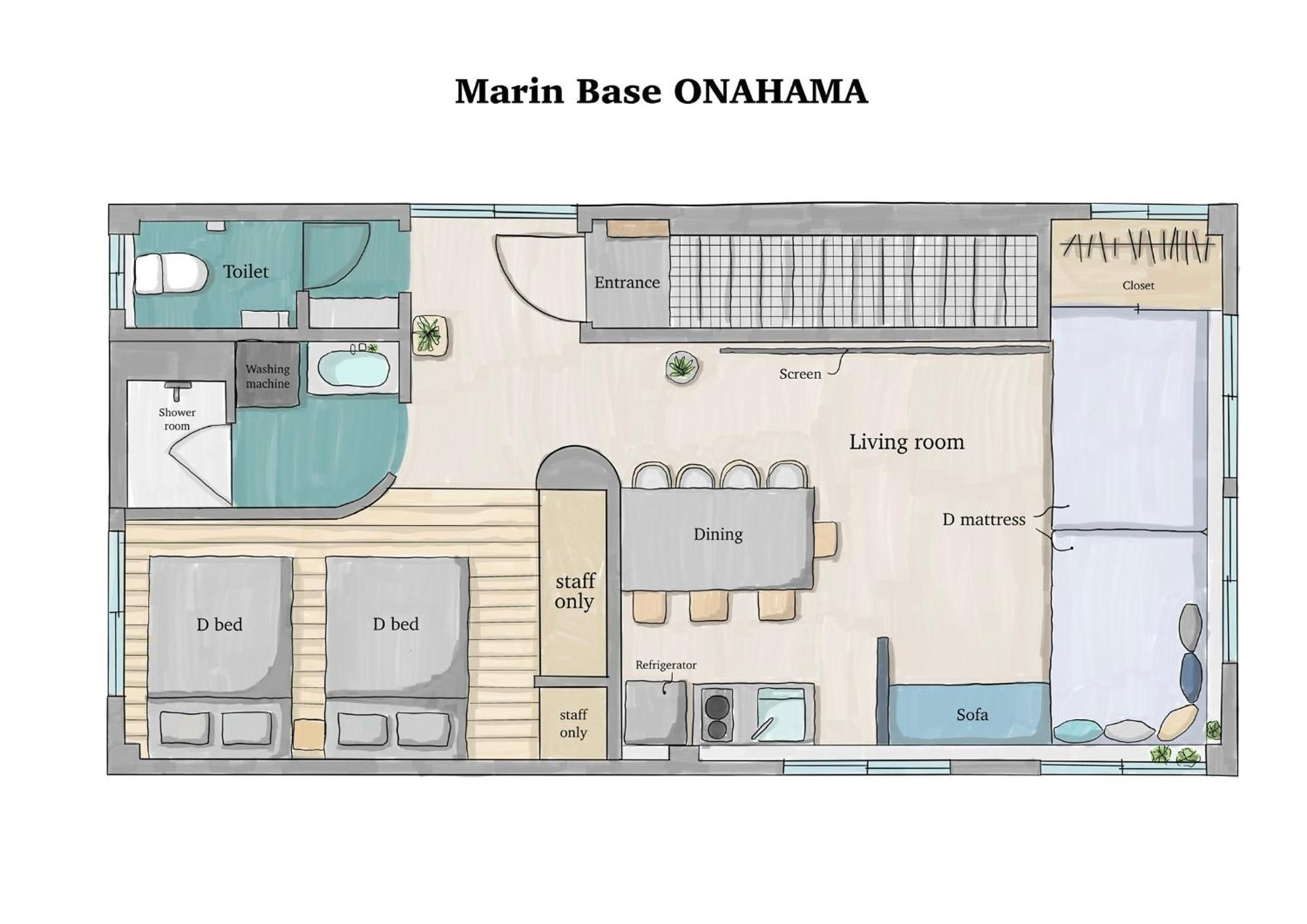 Apartment Marin Base Onahama *